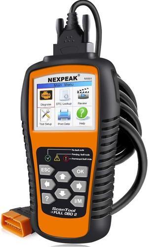 OBD2 Scanner, NX501 Enhanced OBD II Auto Code Reader, Car Diagnostic Scan Tool Vehicle Check Engine Light Analyzer for All OBDII Vehicles After 1996