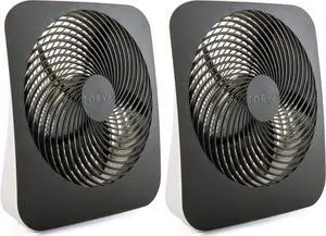 Treva 10-Inch Portable Desktop Air Circulation Battery Fan - 2 Cooling Speeds