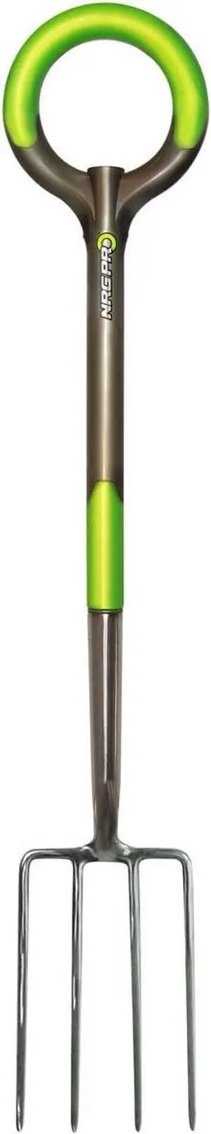 Radius Garden 203 PRO Garden Stainless Steel Digging Fork, One Size, Original Green