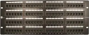 Vertical Cable Cat5e 96 Port 19" Horizontal Rackmount 4U Patch Panel