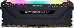 Vengeance RGB PRO 16GB (2x8GB) DDR4 3200MHz C16 LED Desktop Memory - Black