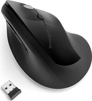 Kensington Pro Fit Ergo Vertical Wireless Mouse- Black (K75501WW), 2.8"x3"x4.4"