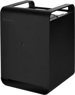 SilverStone SST-CS01B-HS - Case Storage Mini-ITX Computer Case with Hot Swap Tray, black