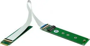 M.2 NVME Extender,NGFF M-Key PCIe SSD Extention Card with Anti-electromagnetic Foiled Cable 20CMS M.2 NVME Extender,NGFF M-Key PCIe SSD Extention Card with Anti-electromagnetic Foiled Cable 20CMS