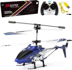 Cheerwing S107/S107G Phantom 3CH 3.5 Channel Mini RC Helicopter with Gyro Blue