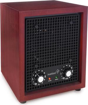 Ivation Ozone Generator Air Purifier, Ionizer & Deodorizer -Purifies Up to 3,500 Sq/Ft -Great for Dust, Pollen, Pets, Smoke & More Cherry