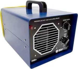 OdorStop OS2500UV Professional Grade Ozone Generator Ionizer for Areas of 2500 Square Feet+, For Deodorizing and Purifying Medium Size Areas Such as Hotel Rooms, Offices, and Basements