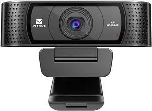 HD Webcam 1080P with Microphone & Cover Slide, 928A Pro USB Computer Web Camera Video Cam for Streaming Gaming Conferencing Mac Windows PC Laptop Desktop
