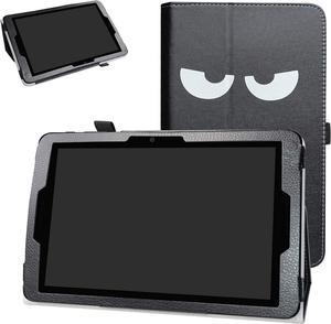 ZTE ZPad 10 Inch Tablet CaseB PU Leather Folio 2Folding Stand Cover for 100 ZTE ZPad 10 Inch Model K90U TabletDont Touch