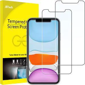 Screen Protector for iPhone 11 and iPhone XR 6.1-Inch Tempered Glass Film 2-Pack