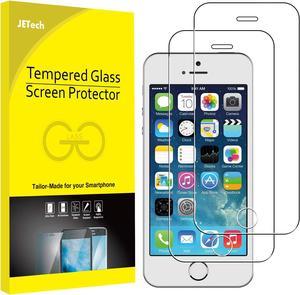 JETech Screen Protector for iPhone SE 2016 (Not for 2022/2020), iPhone 5s, iPhone 5c and iPhone 5, Tempered Glass Film, 2-Pack