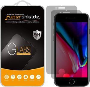 Supershieldz (2 Pack) Designed for Apple iPhone 8 Plus and iPhone 7 Plus (Privacy) Anti Spy Tempered Glass Screen Protector, Anti Scratch, Bubble Free