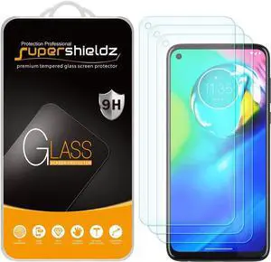 Supershieldz (3 Pack) Designed for Motorola Moto G Power (2020) Tempered Glass Screen Protector, Anti Scratch, Bubble Free