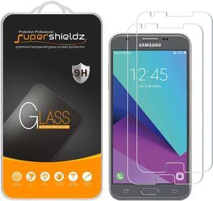 Supershieldz (2 Pack) Designed for Samsung Galaxy J3 2017 Tempered Glass Screen Protector, Anti Scratch, Bubble Free