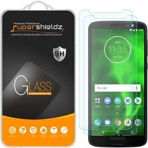 Supershieldz (2 Pack) Designed for Motorola Moto G6 Tempered Glass Screen Protector, Anti Scratch, Bubble Free