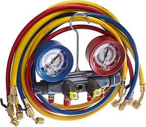 46013 Brute II Test and Charging Manifold, F/C, Red/Blue Gauge, psi, R-22/404A/410A
