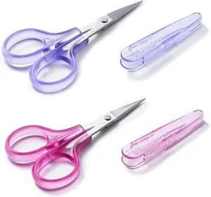 Beaditive High Precision Detail Scissors Set (2-Pc) Sharp, Fine Tips | Paper Cutting, Scrapbooking, Sewing, Crafting | Stainless Steel | Protective Cover (Jelly) Beaditive High Precision Detail Scissors Set (2-Pc) Sharp, Fine Tips | Paper Cutting, Scrapbooking, Sewing, Crafting | Stainless Steel | Protective Cover (Jelly)
