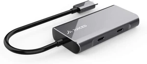 Juiced Systems QuadHUB - USB-C 4 Port Portable USB Hub - 2 USB-C 3.2 Gen 2 Ports | 2 USB-A USB 3.2 Gen 2 Ports Juiced Systems QuadHUB - USB-C 4 Port Portable USB Hub - 2 USB-C 3.2 Gen 2 Ports | 2 USB-A USB 3.2 Gen 2 Ports