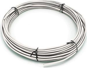 THE CIMPLE CO 25 Feet (7.5 Meter) - Insulated Solid Copper THHN/THWN Wire - 14 AWG, Wire is Made in The USA, Residential, Commerical, Industrial, Grounding, Electrical Rated for 600 Volts - in White
