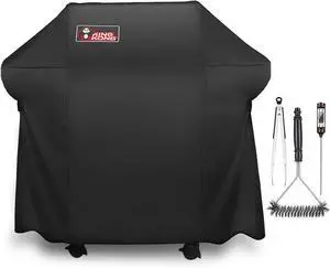 7106 Cover for Weber Spirit 200 and 300 Series Gas Including Grill Brush Tongs and Thermometer