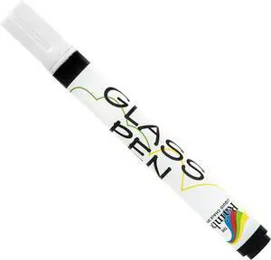 Glass Pen Window Marker: Liquid Chalk Pens for Glass (White, Fine Tip) Glass Pen Window Marker: Liquid Chalk Pens for Glass (White, Fine Tip)