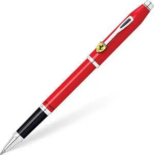 Cross Century II Scuderia Ferrari Refillable Gel Ink Rollerball Pen, Medium Rollerball, Includes Luxury Gift Box - Rosso Corsa Red Cross Century II Scuderia Ferrari Refillable Gel Ink Rollerball Pen, Medium Rollerball, Includes Luxury Gift Box - Rosso Corsa Red