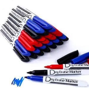 Volcanics Dry Erase Whiteboard Markers, Fine Tip, 3 Colors, 30 Count Volcanics Dry Erase Whiteboard Markers, Fine Tip, 3 Colors, 30 Count
