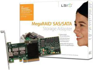 LSI Logic SAS 8708EM2 Megaraid Kit 8PORT 3GB Sata Pcie 256MB LSI Logic SAS 8708EM2 Megaraid Kit 8PORT 3GB Sata Pcie 256MB