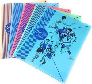 Color Talk Peechee Folder 5-Pack Assorted Colors (33022)