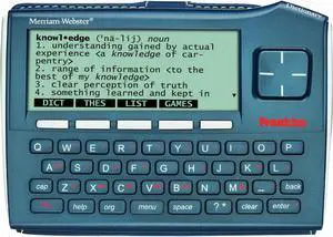 Franklin Merriam-Webster's Advanced Dictionary and Thesaurus (MWD-1510),Black