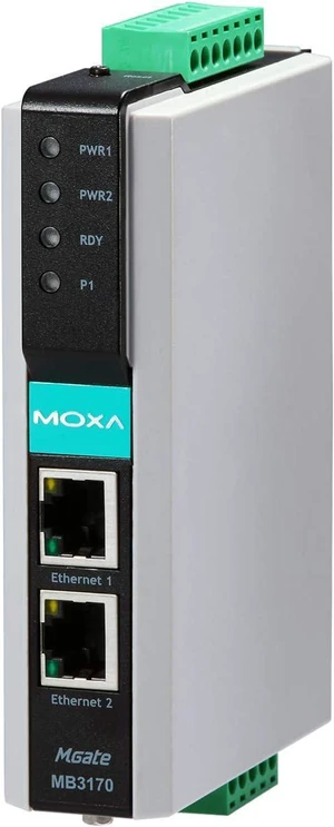 Moxa Americas,Inc. - MGATE MB3170-1 Port Modbus TCP to Serial Communication Gateway Moxa Americas,Inc. - MGATE MB3170-1 Port Modbus TCP to Serial Communication Gateway