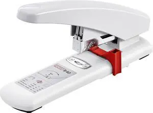 B40 Heavy Duty Stapler, 100 Sheet Capacity, Anti-Jam, 2.25" Stapling Depth w/Adjustable Guide, Staple Bypass, German Engineered (023-0056)