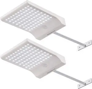 InnoGear Solar Gutter Lights Outdoor, 80 LED Wall Mount Lighting with Motion Sensor 4 Working Modes IP65 Waterproof 450 Lumens for Front Door Yard Garage, Pack of 2 InnoGear Solar Gutter Lights Outdoor, 80 LED Wall Mount Lighting with Motion Sensor 4 Working Modes IP65 Waterproof 450 Lumens for Front Door Yard Garage, Pack of 2
