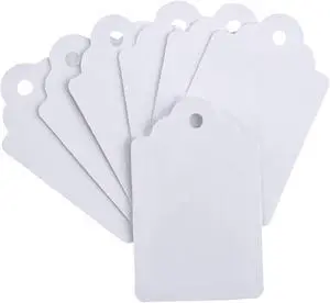 1000Pcs Price Tags Without String for Tagging Gun, 1.75" x 1.093" 1000Pcs Price Tags Without String for Tagging Gun, 1.75" x 1.093"