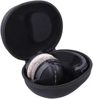 Aenllosi Hard Carrying Case Replacement for Beyerdynamic DT PRO 770 32/80/250 Ohm Over-Ear Studio Headphones (Black)