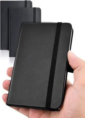 AISBUGUR Pocket Notebook, Small Notebook, 2-Pack Total 320 Pages,3.7" x 5.7" Pocket Notebook (2 Pack, Black1) | small notepad mini notebook Total 320 Pages AISBUGUR Pocket Notebook, Small Notebook, 2-Pack Total 320 Pages,3.7" x 5.7" Pocket Notebook (2 Pack, Black1) | small notepad mini notebook Total 320 Pages