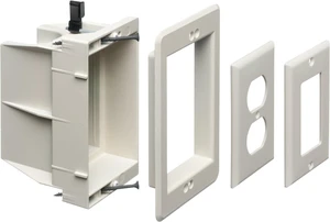 Arlington DVFR1W-1 Recessed Electrical/Outlet Mounting Box, Single Gang Arlington DVFR1W-1 Recessed Electrical/Outlet Mounting Box, Single Gang