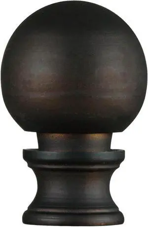Westinghouse 7000500 Oil Rubbed Bronze Finish Ball Lamp Finial, Black, 1-1/2 Inch Westinghouse 7000500 Oil Rubbed Bronze Finish Ball Lamp Finial, Black, 1-1/2 Inch