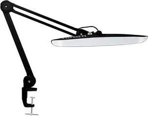 Neatfi XL 2,200 Lumens LED Task Lamp, 24W Super Bright Desk Lamp, 117 Pcs SMD LED, 4 Level Brightness, Dimmable, Task LED Light for Home, Office, Workbench (Non-CCT, Black)