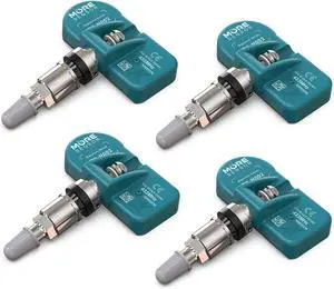 Signature Series 433MHz TPMS Tire Pressure Sensor 4-Pack | Preprogrammed for Select 850+ European/American Brand Models | Replacement for 56029398AA | Clamp-in | NX-S033-4