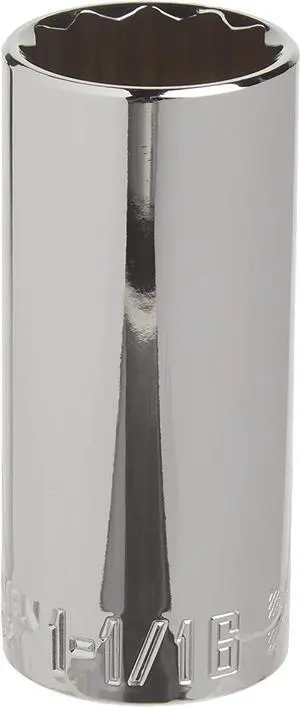 CRAFTSMAN Deep Socket, SAE, 1/2-Inch Drive, 1-1/16-Inch, 12-Point (CMMT47532)