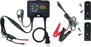 1215C: 12 Volt-1.5 AMP Convertible Multi-Use On-Board, Benchtop Battery Charger, Battery Maintainer, and Battery Desulfator - Designed for Cars, Trucks, Motorcycles, ATV, Boat, RV