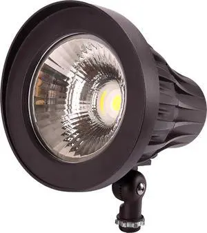 GKOLED 30Watt Bullet LED Spotlight, Narrow Beam Angle COB LED Round Spotlight, 5000K Daylight White, 3350 Lumens, 120-277V, Outdoor Flag Pole Spot Lights Fixture, UL Listed