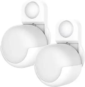Smart Home Outlet Wall Mount Only for Google Nest WiFi Router(2nd Generation) - Easy Installation and No Cord Clutter Holder Bracket for Google 4x4 AC2200 Nest Mesh Wi-Fi Router (2-Pack)
