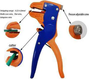 Hs-700d Automatic Wire And Cable Stripper 0.25-6.0mm², Different Cross-Section Automatic Adjustment, Precision And  Quality