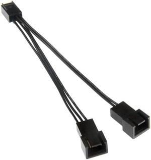 10cm 3pin PWM 1 to 2 Fan Splitter Extension Adapter Cable