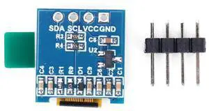 0.49 Inch LCD Screen Control Board SSD1306 Micro Breakout Screen 3.3-5V 4 Pin I2C IIC 64x32 Pixels for Arduino Electronic DIY
