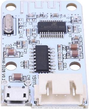 DC 5V Stereo Audio Receiver Module Bluetooth-Compatible 3W+3W Voice Sound Amplifier Module Mirco USB Power