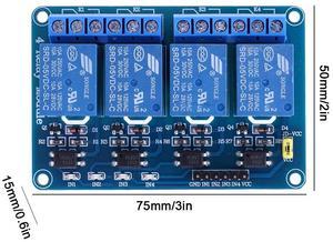 5V 4-Channel Relay Module Shield for Arduino 4 Channel Relay Board with Optocoupler Relay AVR 51 PIC Relay Module Shield