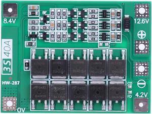 Li-ion Lithium Battery Charger Protection Board 18650 BMS Li-ion Lithium Battery Charger Module for Drill Motor(3S 40A Enhance)